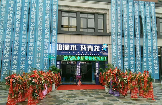 青龍家裝防水一日連開兩店，體驗(yàn)店達(dá)140家
