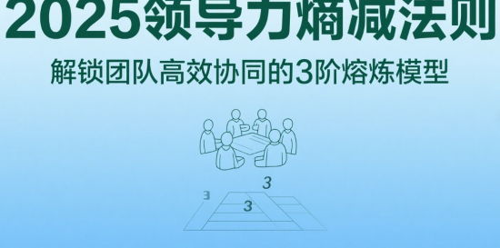 2025領(lǐng)導力熵減法則：解鎖團隊高效協(xié)同的3階熔煉模型