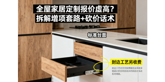 全屋家居定制報(bào)價(jià)虛高?拆解3大增項(xiàng)套路+砍價(jià)話術(shù)