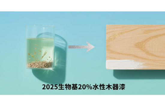 涂料新趨勢(shì)：2025生物基20%水性木器漆，耐磨實(shí)力遠(yuǎn)超溶劑型